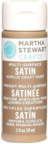 Martha Stewart Multi Surface Paint Satin 2 Oz. Sycamore Bark - Al Masam Stationery LLC
